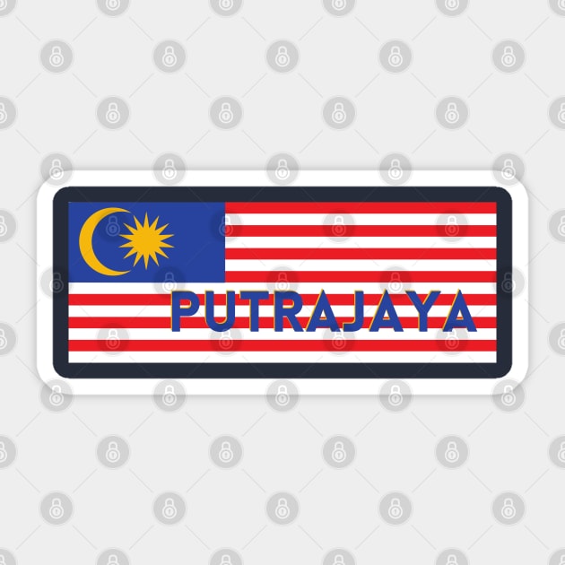 Putrajaya City in Malaysian Flag Sticker by aybe7elf